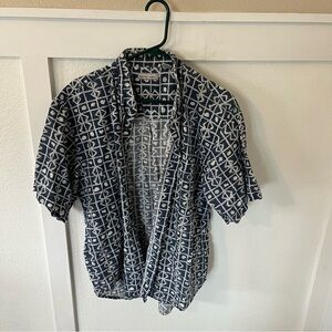 Vintage Bugle Boy Men's Large Button-down Shirt.